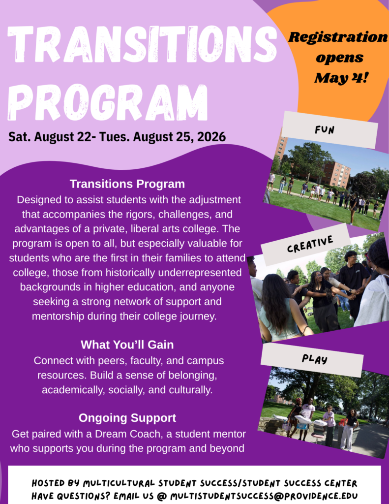 Transitions Program 2026 Promo Flyer